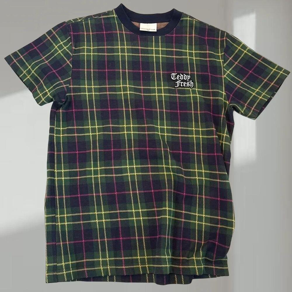 Teddy fresh multi coloured plaid t shirt